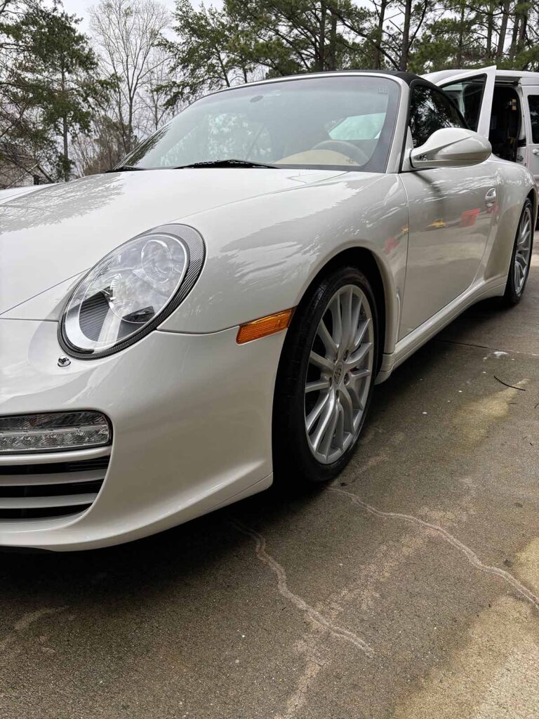 An exterior detail on a BMW by Charlotte's Mobile Detailing in the Waxhaw, NC area.