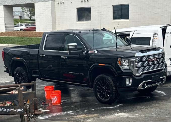 A user submitted image of their truck after a detailing job in Indian Land.