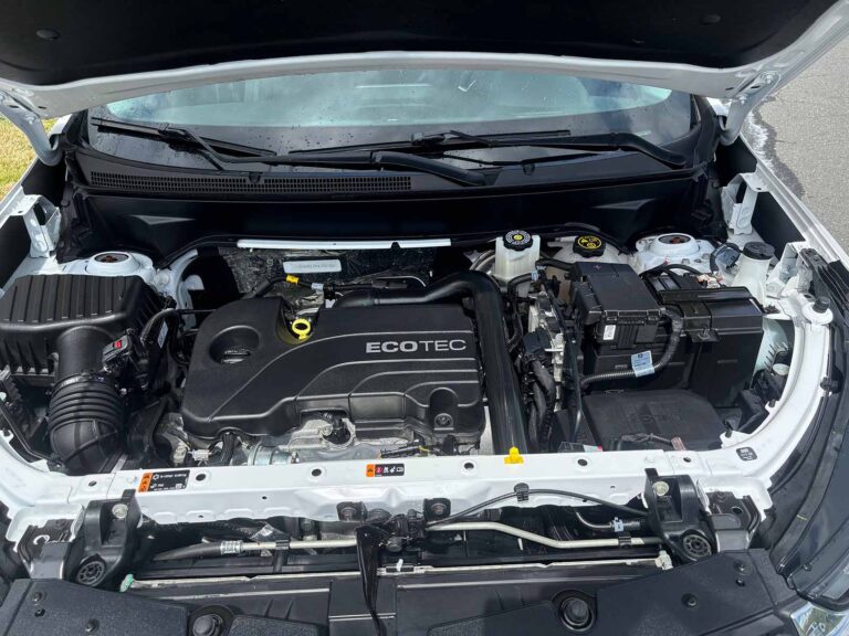 An EcoTec engine, freshly cleaned and detailed by Charlotte's Mobile Detailing.